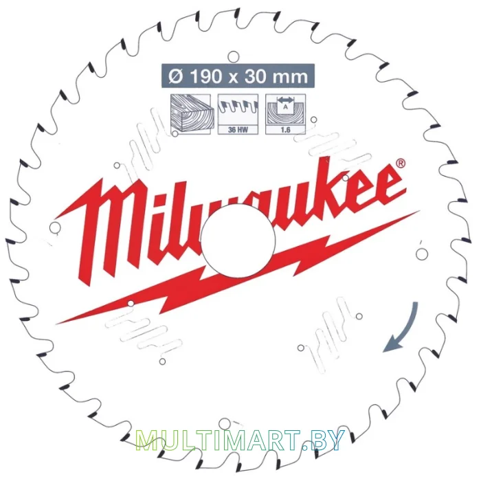 Пильный диск Milwaukee 4932471301